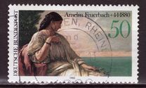 [The 100th Anniversary of the Death of Anselm Feuerbach, Painter, τύπος AEQ]