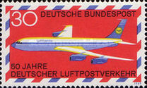 [The 50th Anniversary of the German Airmail, τύπος OE]