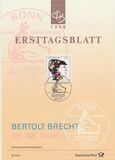 [The 100th Anniversary of the Birth of Bertolt Brecht, Writer, τύπος BOD]
