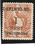 [Issue of 1886 Overprinted "PROVISIONAL" and Surcharged, type P]