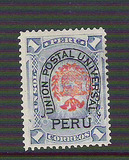 [Peru Postage Stamps Overprinted, type B4]