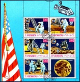 [Airmail - The 1st Manned Moon Landing - Apollo 11, тип RT]