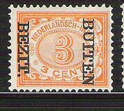 [Numeral Stamps & Queen Wilhelmina - Stamps of 1902-1905 Overprinted "BUTTEN - BEZIT.", type F18]