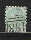 [Queen Victoria - Small White Control Letters in Corners, Typ O]