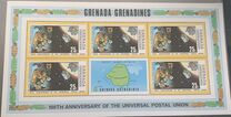 [The 100th Anniversary of U.P.U. - Issues of 1974 of Grenada, but inscribed "GRENADA GRENADINES", type AA]