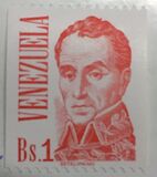 [Simon Bolivar - Coil Stamps, Scrivi BYH19]