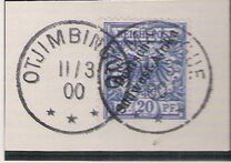 [German Stamps Overprinted "Deutsch-Südwest-Afrika", type A5]