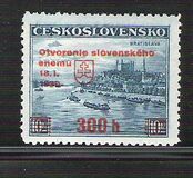 [Czechoslovakian Postage Stamps Overprinted "Slovenský štát 1939", type A20]