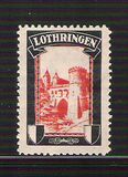 [German Empire Psostage Stamps Overprinted "Lothringen", type A]
