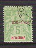 [Indochinese Postage Stamps Overprinted "TCHONGKING", type A3]