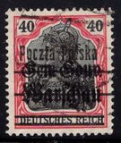 [German Empire Postage Stamps Overprinted "Gen.-Gouv. Warschau", type B9]