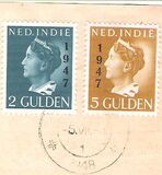 [Queen Wilhelmina Stamps of 1941 Overprinted "1947", Tip BK8]