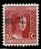 [Stamps of 1906-19 Surcharged with New Value and Bars in Black or Red, type M6]