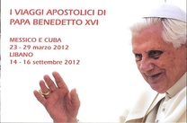 [The Travels of Pope Benedicht's 2012, type BEX]