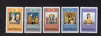 [The 25th Anniversary of the Coronation of Queen Elizabeth - Antigua Postage Stamps Overprinted "BARBUDA", tyyppi GZ]