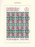 [The 50th Anniversary of the Post Museum Vaduz, Typ XZE]