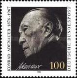 [The 25th Anniversary of the Death of Dr.Konrad Adenauer, Federal Chancellor, тип AZV]