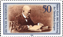 [The 100th Anniversary of the Discovery of Tuberkelbacille by Robert Koch, тип AHN]