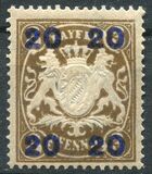 [No.62 Overprinted New Value, type X]