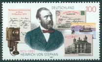 [The 100th Anniversary of Heinrich von Stephan, Postmaster, тип BLV]
