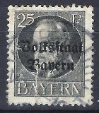 [Overprinted "Volksstaat Bayern", type N6]
