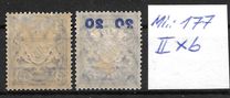 [No.62 Overprinted New Value, type X1]