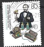 [The 150th Anniversary of the Birth of Philipp Reis, Inventor, тип AKL]
