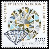 [The 500th Anniversary of Idar-Oberstein Gem-area, тип BLU]