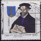 [The 500th Anniversary of the Birth of Philipp Melanchthon, Scientist, τύπος BLL]
