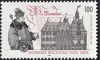 [The 500th Anniversary of the Worms Reichstag, type BGL]