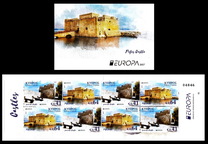 [EUROPA Stamps -  Palaces and Castles, වර්ගය ATA]
