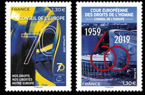 [The 70th Anniversary of the Council of Europe, type AE]
