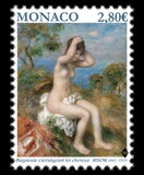 [Paintings - "Bather Arranging Her Hair" - Renoir, 1841-1919, type ECY]