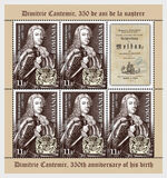 [The 350th Anniversary of the Birth of Dimitrie Cantemir, 1673-1723, tip LSN]