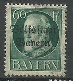 [Overprinted "Volksstaat Bayern", type N11]