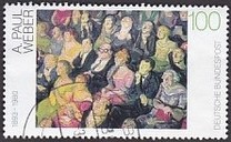 [The 100th Anniversary of the Birth of A. Paul Weber, Otto Pankok and George Grosz, Painters, тип BCA]